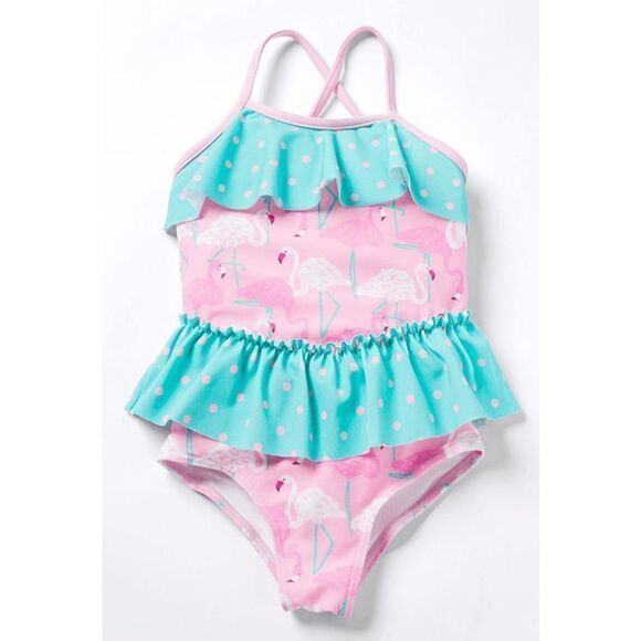 ISLAND Party OnePiece Girls Swimsuit - Size‎ 4 - Picture 2 of 2